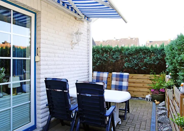 公寓 Haus Weisse Moewe, Whg 1 *